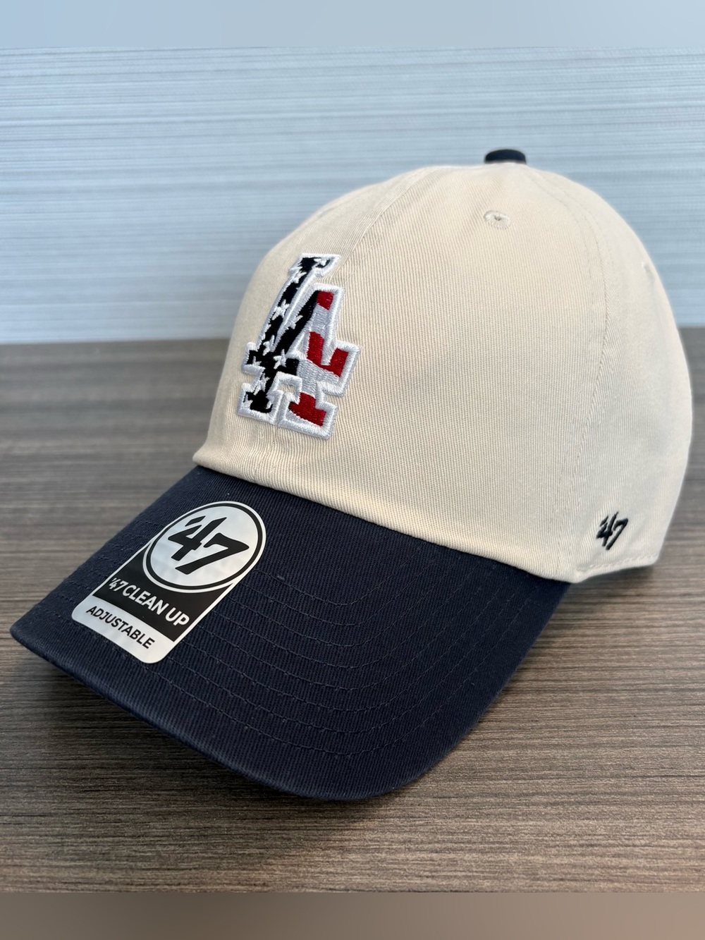 ‘47 Limited Edition American Flag LA Los Angeles Dodgers Clean Up Adjustable Hat